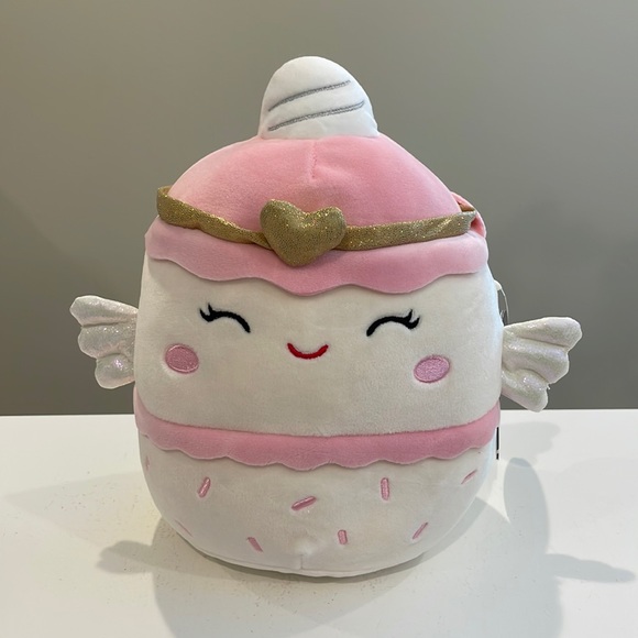 NWT 8” Sugar the Angel Food Cake & Spice the Devils Food Cake Squishmallow Set - Picture 2 of 13